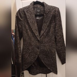 Smythe Peaked Lapel Wool Riding Jacket Blazer